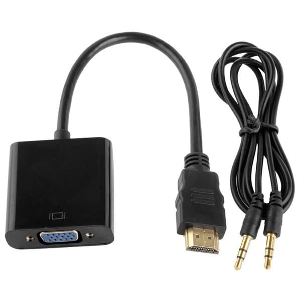 HDMI Till VGA adapter Full HD 1080p + Audio
