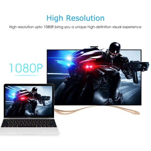 HDMI Till VGA adapter Full HD 1080p + Audio