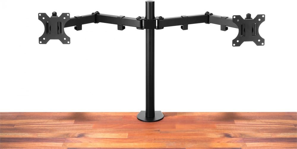 Mozi Dual Display Desk Stand för två skärmar