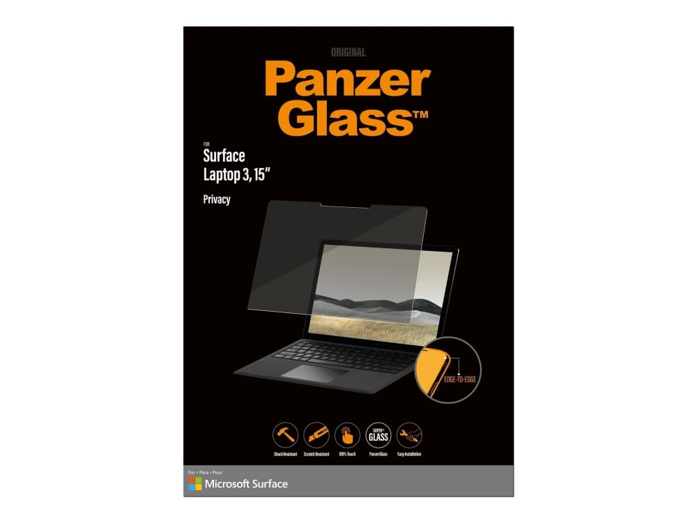 PanzerGlass Surface Laptop 3,15" Privacy - Notebookpersonvernsfilter - for Microsoft Surface Laptop 3 (15 in)