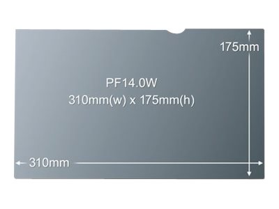 Bild av 3M PF14.0W - Sekretessfilter till bärbar dator - 14" - för ThinkBook 14s G2 ITL; ThinkPad E14 Gen 2; L14 Gen 2; P14s Gen 1; X1 Carbon Gen 8