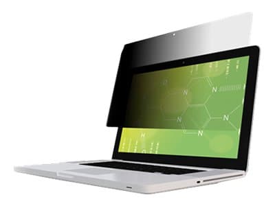 3M Personvernfilter for 15" Apple® MacBook Pro® med Retina®-skjerm, Notebook, Rammeløst skjermfilter, Svart, Svart, Translucent, Anti-gjenskinn, LCD
