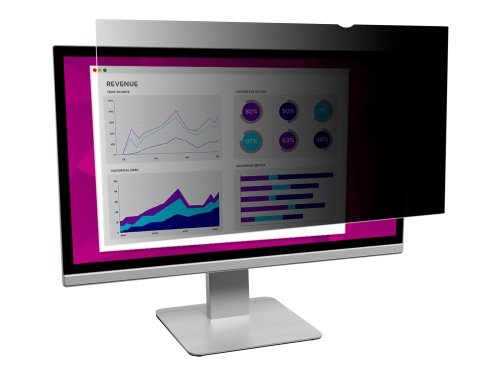 Bild av 3M High Clarity sekretessfilter till widescreen-skärm 22 tum - Filter för personlig integritet - 22" - svart