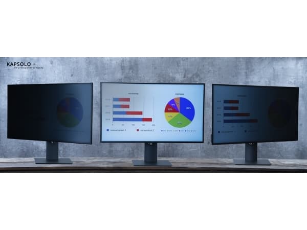 KAPSOLO - Personvernfilter for skjerm - 2-veis - klebemiddel - 34" - for Dell UltraSharp U3415W