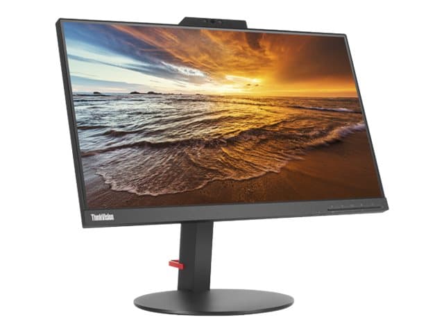 Lenovo ThinkVision T22v-10 - LED-skärm - 21.5" (21.5" visbar) - 1920 x 1080 Full HD (1080p) @ 60 Hz - IPS - 250 cd/m² - 1000:1 - 4 ms - HDMI, VGA, Di