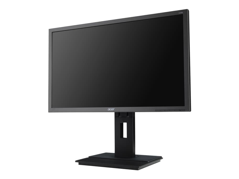 Acer B246HLymdpr - LED-skärm - 24" - 1920 x 1080 Full HD (1080p) @ 60 Hz - 250 cd/m² - 5 ms - DVI, VGA, DisplayPort - högtalare - mörkgrå - för Trave