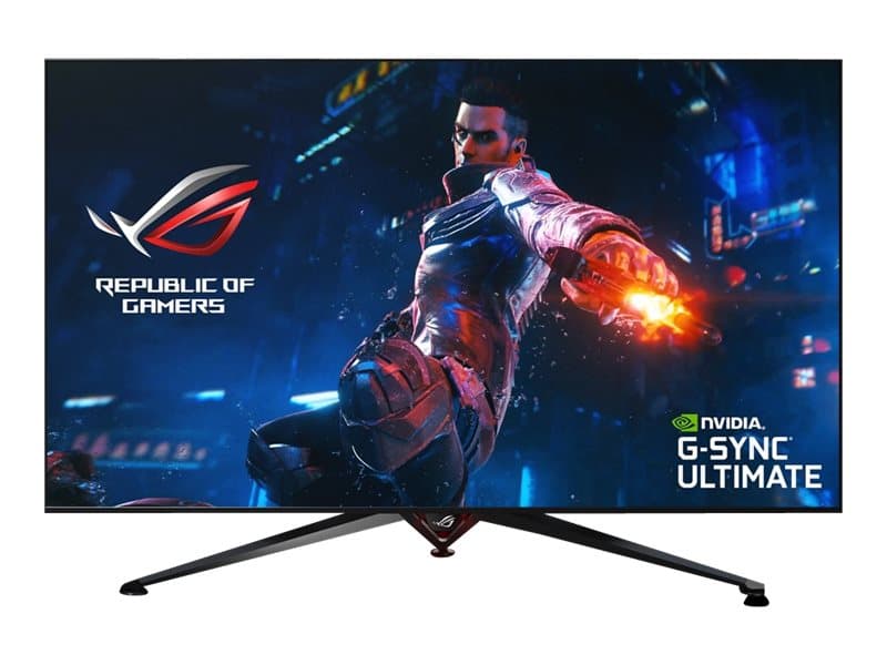 ASUS ROG SWIFT PG65UQ - LED-skjerm - 64.5" - 3840 x 2160 4K @ 144 Hz - VA - 1000 cd/m² - 4000:1 - 4 ms - 4xHDMI, DisplayPort - høyttalere - svart