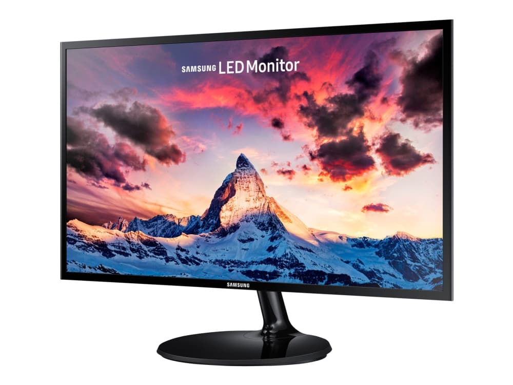 Samsung S24F350FHU - SF350 Series - LED-skärm - 24" - 1920 x 1080 Full HD (1080p) @ 60 Hz - Plane to Line Switching (PLS) - 250 cd/m² - 1000:1 - 4 ms
