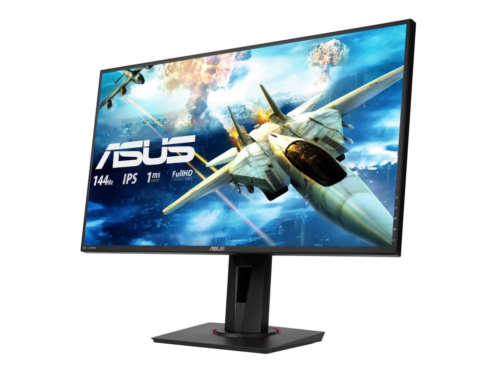 ASUS VG279Q - LED-skärm - 27" - 1920 x 1080 Full HD (1080p) @ 144 Hz - IPS - 400 cd/m² - 1000:1 - 1 ms - HDMI, DVI-D, DisplayPort - högtalare - svart