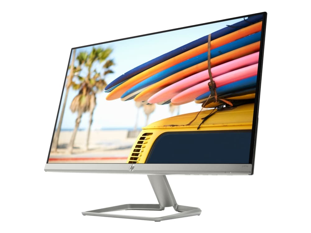 HP 24fw - LED-skärm - 24" - 1920 x 1080 Full HD (1080p) @ 60 Hz - IPS - 300 cd/m² - 1000:1 - 5 ms - HDMI, VGA - för HP 14, 15, 17; Desktop M01; ENVY