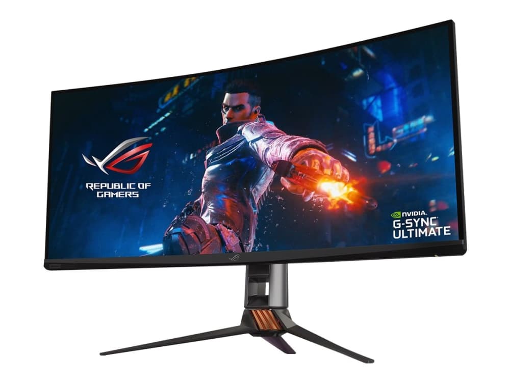 ASUS PG35VQ, 88.9 cm (35"), 3440 x 1440 pixels, UltraWide Quad HD, LED, 2 ms, Black