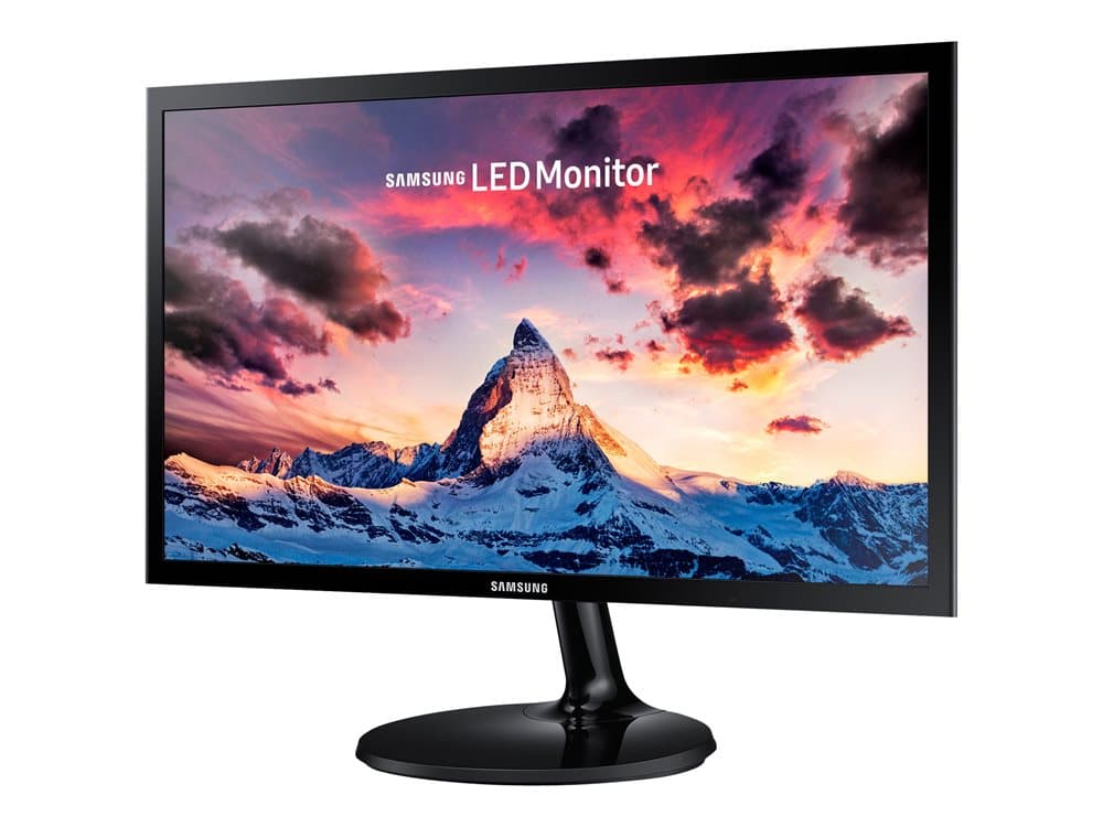 Samsung S22F350FHU - SF350 Series - LED-skärm - 22" - 1920 x 1080 Full HD (1080p) @ 60 Hz - TN - 200 cd/m² - 1000:1 - 5 ms - HDMI, VGA - shiny black