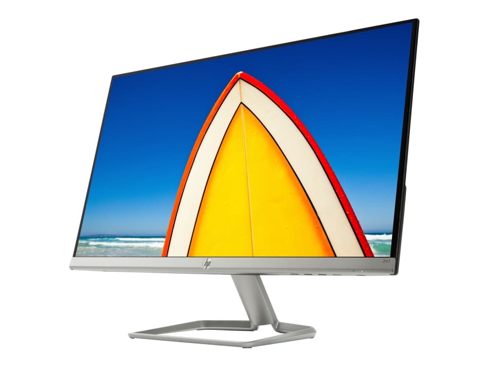 HP 24f - LED-skärm - 24" (24" visbar) - 1920 x 1080 Full HD (1080p) @ 60 Hz - IPS - 300 cd/m² - 1000:1 - 5 ms - HDMI, VGA