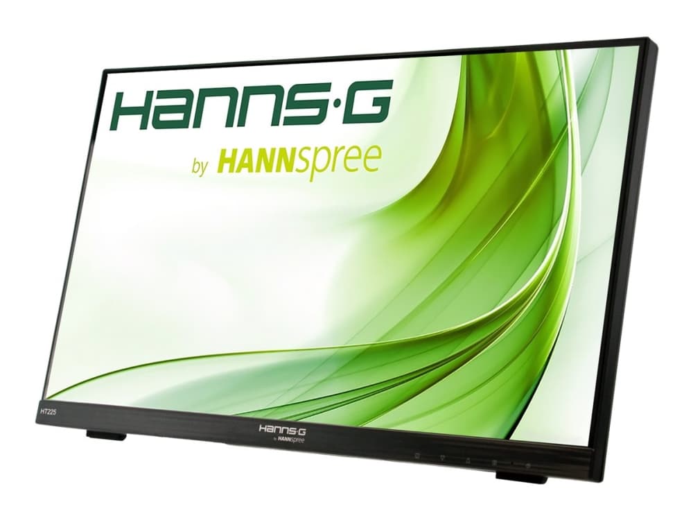 HANNS.G HT225HPB - HT Series - LED-skjerm - 21.5" - berøringsskjerm - 1920 x 1080 Full HD (1080p) @ 60 Hz - 250 cd/m² - 1000:1 - 7 ms - HDMI, VGA, Di