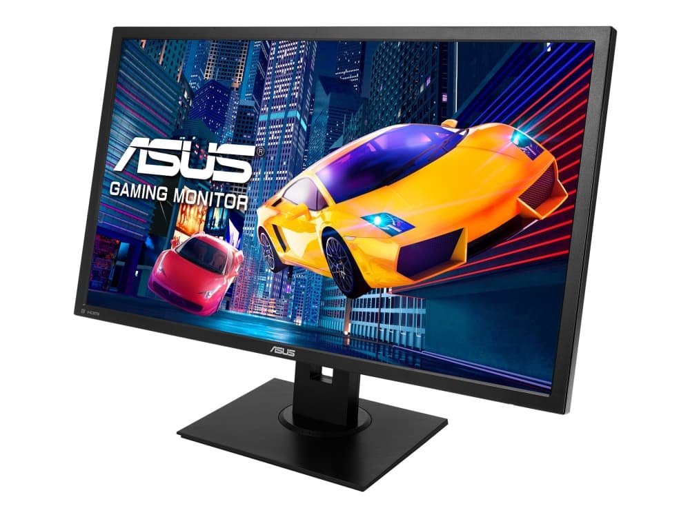 ASUS VP28UQGL - LED-skärm - 28" - 3840 x 2160 4K - TN - 300 cd/m² - 1000:1 - 1 ms - 2xHDMI, DisplayPort - svart