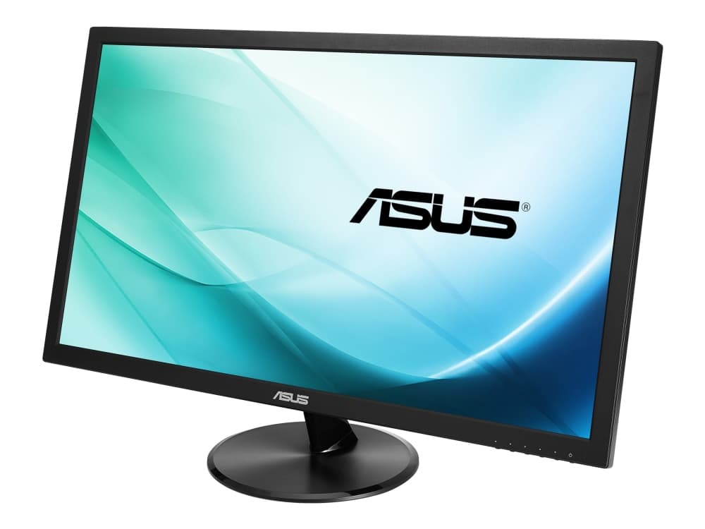 ASUS VP228DE - LED-skärm - 21.5" - 1920 x 1080 Full HD (1080p) - 200 cd/m² - 5 ms - VGA - svart