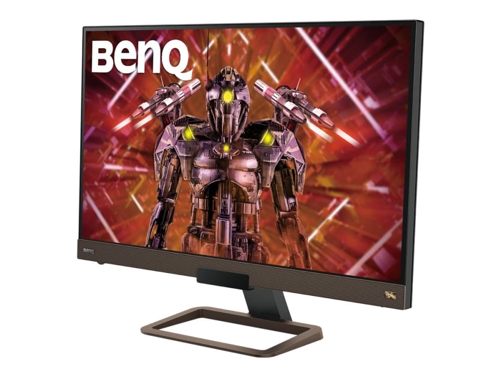 BenQ EX2780Q - LCD-skjerm - 2560 x 1440 WQHD @ 144 Hz - IPS - 350 cd/m² - 1000:1 - 5 ms - 2xHDMI, DisplayPort, USB-C - høyttalere - metallbrun