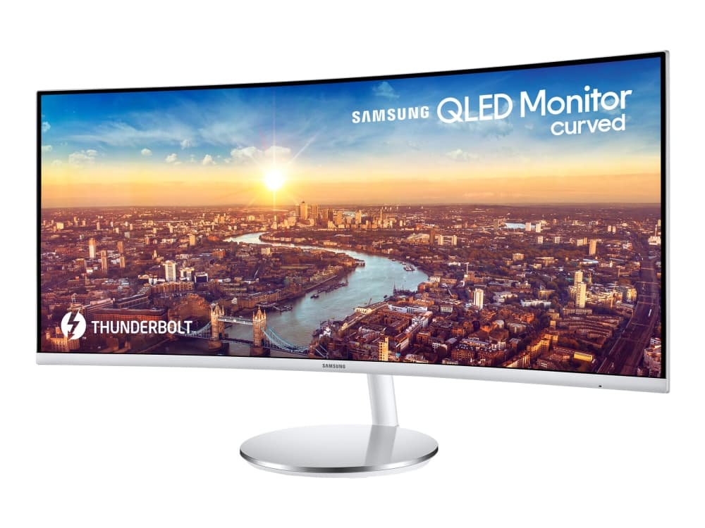 Samsung C34J791WTU - CJ79 Series - LED-skærm - kurvet - 34" (34" til at se) - 3440 x 1440 Ultra WQHD - VA - 300 cd/m² - 3000:1 - 4 ms - 2xThunderbolt
