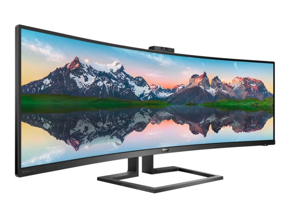 Philips P-line 439P9H - LED-skjerm - kurvet - 43.4" (43" synlig) - 3840 x 1200 @ 100 Hz - VA - 450 cd/m² - 3000:1 - 4 ms - HDMI, 2xDisplayPort, USB-C