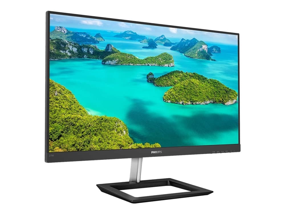 Philips E-line 278E1A - LED-skärm - 27" - 3840 x 2160 4K @ 60 Hz - IPS - 350 cd/m² - 1000:1 - 4 ms - 2xHDMI, DisplayPort - högtalare - glänsande svar