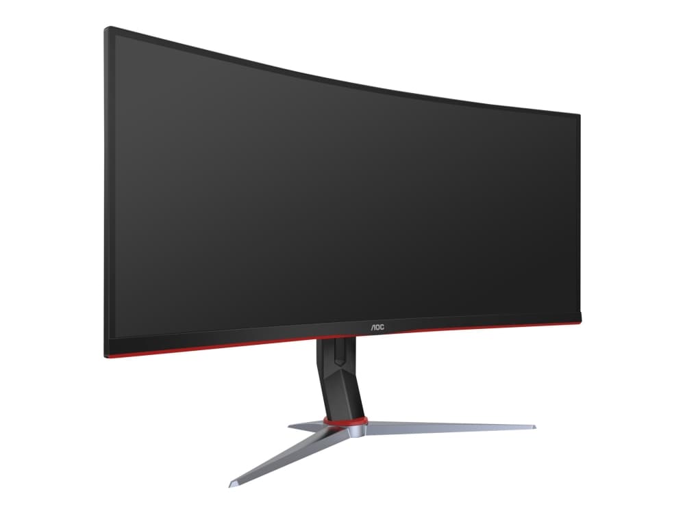 AOC Gaming CU34G2X/BK - LED-skärm - böjd - 34" - 3440 x 1440 WQHD @ 144 Hz - VA - 300 cd/m² - 3000:1 - 1 ms - 2xHDMI, DisplayPort - högtalare - svart