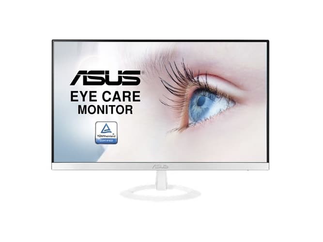 ASUS VZ249HE-W, 60,5 cm (23.8"), 1920 x 1080 piksler, Full HD, LED, 5 ms, Svart, Hvit
