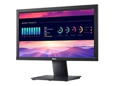 Dell E1920H - LED-skärm - 19" (18.5" visbar) - 1366 x 768 @ 60 Hz - TN - 200 cd/m² - 600:1 - 5 ms - VGA, DisplayPort - med 3 års avancerad utbytesser