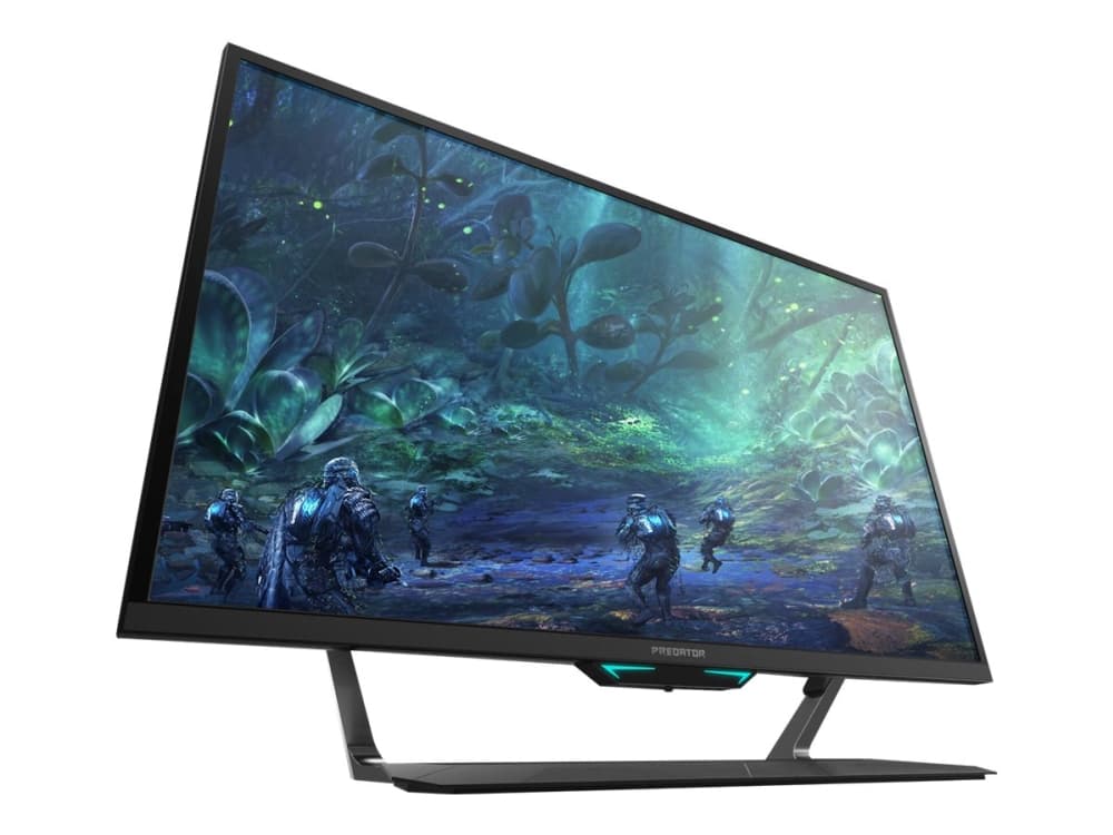 Acer Predator CG437KP - LED-skjerm - 43" - 3840 x 2160 4K @ 144 Hz - VA - 1000 cd/m² - 4000:1 - 1 ms - 3xHDMI, 2xDisplayPort - høyttalere - svart
