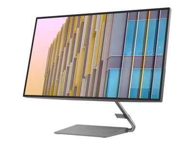 Lenovo Q27h-10 - LED-skjerm - 27" (27" synlig) - 2560 x 1440 QHD @ 75 Hz - IPS - 350 cd/m² - 1000:1 - 4 ms - HDMI, DisplayPort, USB-C - høyttalere -