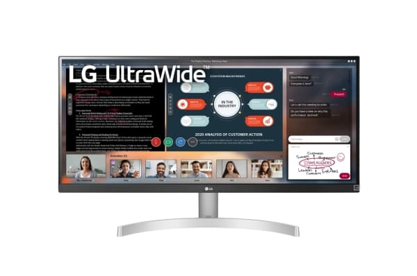 LG 29WN600-W, 73,7 cm (29"), 2560 x 1080 piksler, UltraWide Full HD, LED, 5 ms, Sølv