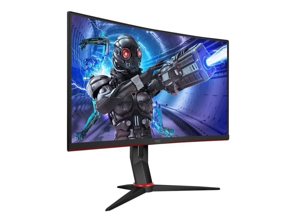 AOC Gaming C27G2ZE/BK - LED-skjerm - kurvet - 27" - 1920 x 1080 Full HD (1080p) @ 240 Hz - VA - 300 cd/m² - 3000:1 - 0.5 ms - 2xHDMI, DisplayPort - s