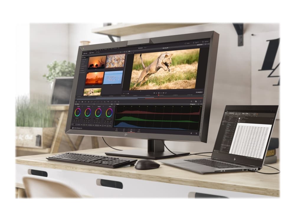 HP Z27 - LED-skjerm - 27" (27" synlig) - 3840 x 2160 4K UHD (2160p) @ 60 Hz - IPS - 350 cd/m² - 1300:1 - 8 ms - HDMI, DisplayPort, Mini DisplayPort,