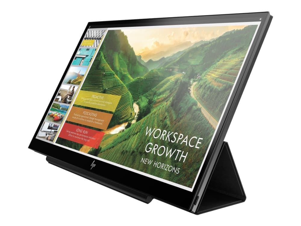 HP EliteDisplay S14 - LED-skjerm - 14" - portabel - 1920 x 1080 Full HD (1080p) @ 60 Hz - IPS - 200 cd/m² - 700:1 - 5 ms - USB-C