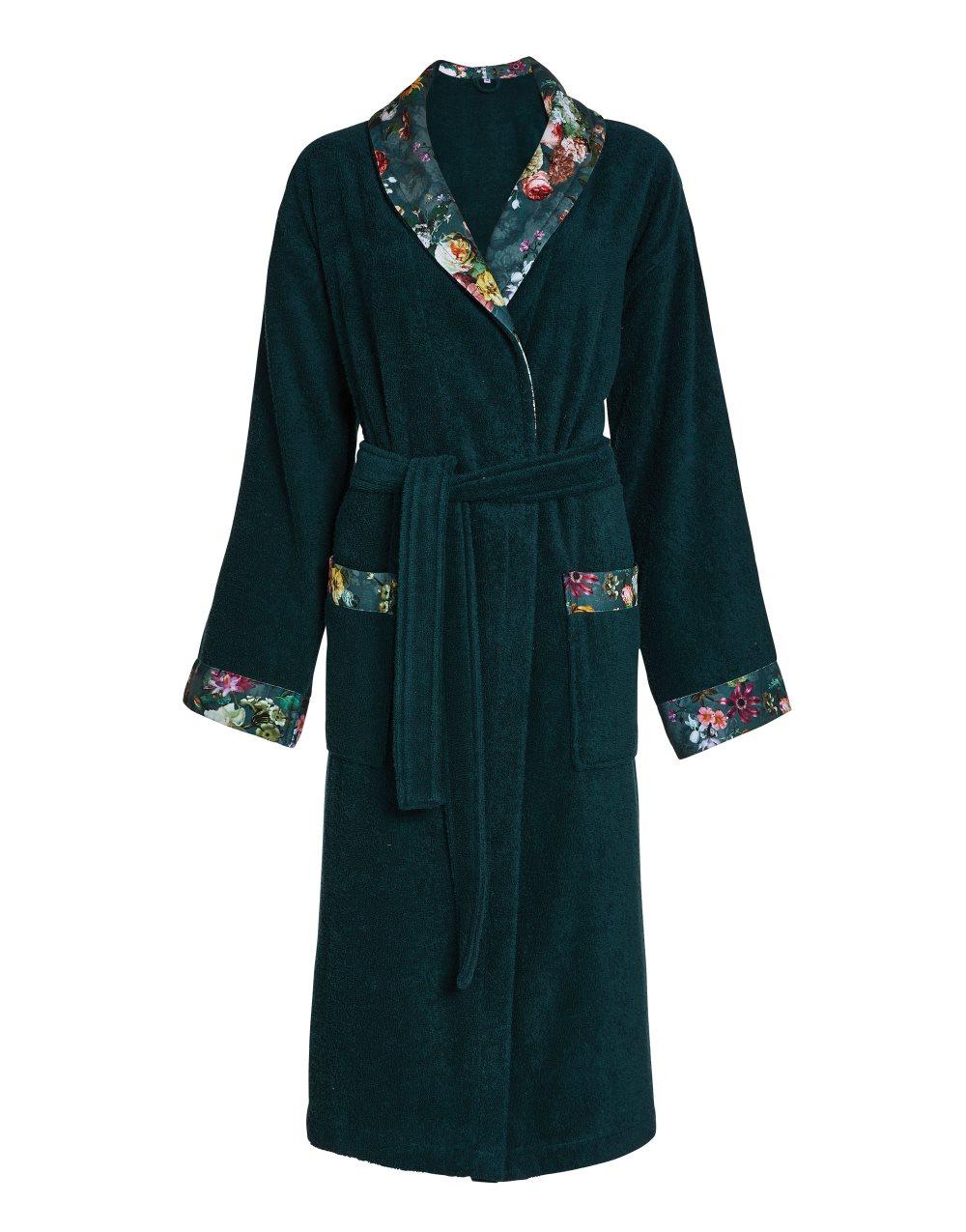 Badekåpe Fleur Frotté Dark Green