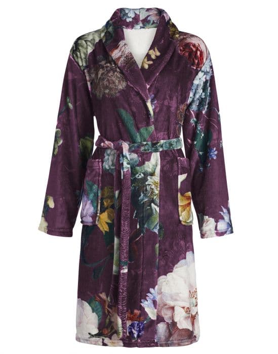 Badekåpe Fleur Burgundy