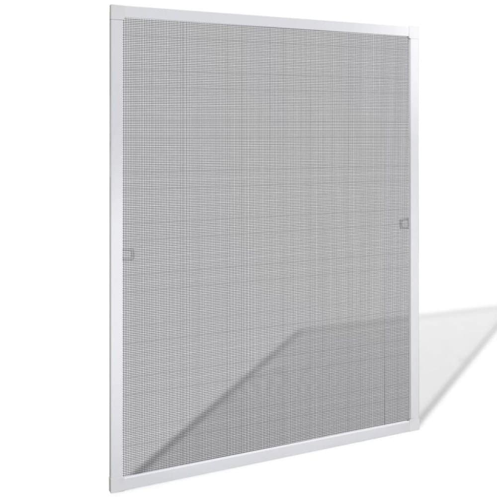 vidaXL Insektnetting for vinduer 80 x 100 cm hvit