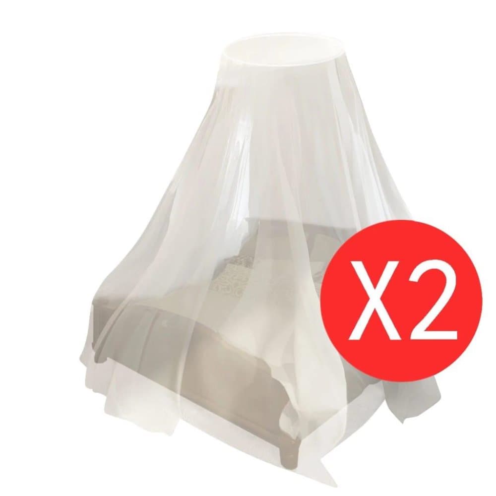 vidaXL myggenet 2 stk. rundt 56 x 325 x 230 cm