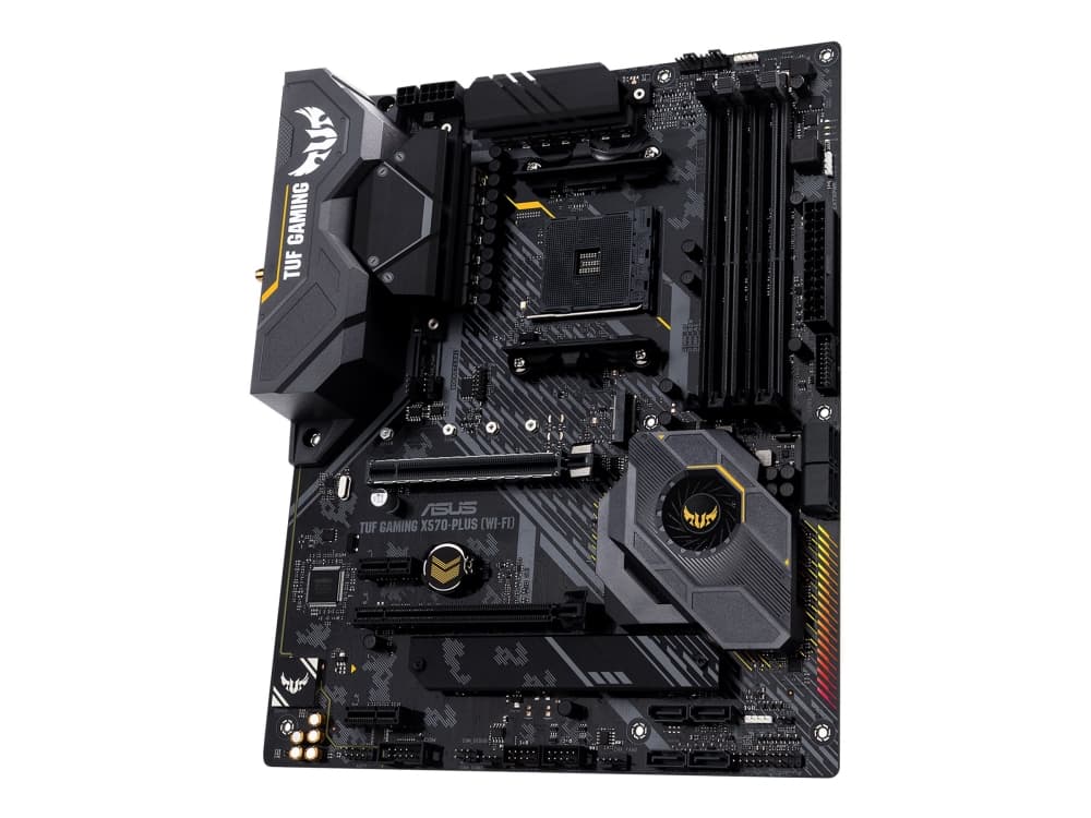 ASUS TUF GAMING X570-PLUS (WI-FI) - Hovedkort - ATX - Socket AM4 - AMD X570 - USB-C Gen2, USB 3.2 Gen 1, USB 3.2 Gen 2 - Bluetooth, Gigabit LAN, Wi-F