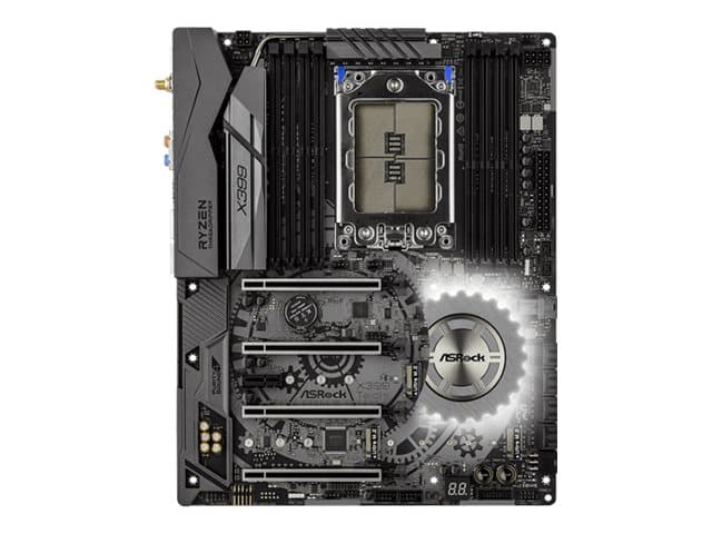 ASRock X399 TAICHI - Hovedkort - ATX - Socket TR4 - AMD X399 - USB 3.0, USB 3.1, USB-C - Bluetooth, 2 x Gigabit LAN, Wi-Fi - HD-lyd (8-kanalers)