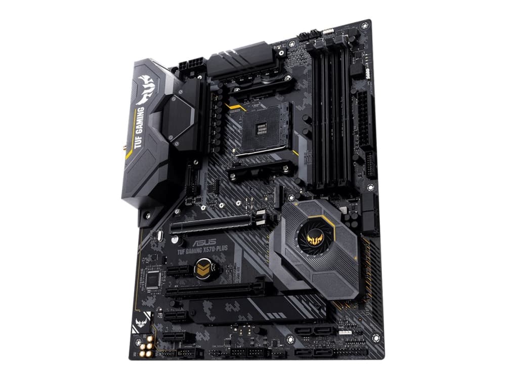 ASUS TUF GAMING X570-PLUS - Hovedkort - ATX - Socket AM4 - AMD X570 - USB-C Gen2, USB 3.2 Gen 1, USB 3.2 Gen 2 - Gigabit LAN - innbygd grafikk (CPU k