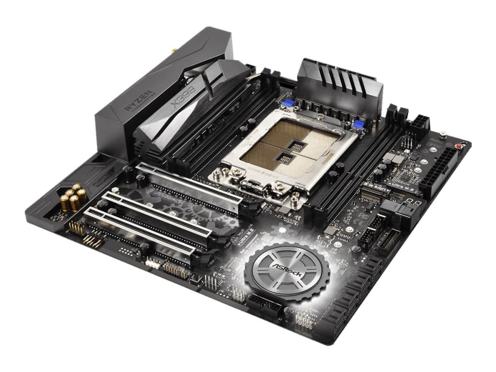 ASRock X399M Taichi - Hovedkort - mikro ATX - Socket TR4 - AMD X399 - USB 3.1 Gen 1, USB-C Gen2, USB 3.1 Gen 2 - Bluetooth, 2 x Gigabit LAN, Wi-Fi -