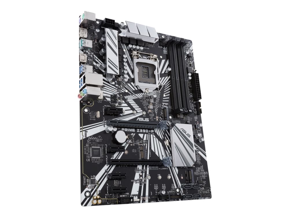 ASUS PRIME Z390-P - Moderkort - ATX - LGA1151 Socket - Z390 - USB 3.1 Gen 1, USB 3.1 Gen 2 - Gigabit LAN - inbyggda grafiken (CPU krävs) - HD-ljud (8