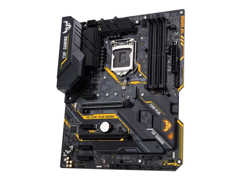 ASUS TUF Z390-PLUS GAMING (WI-FI) - Hovedkort - ATX - LGA1151 Socket - Z390 - USB 3.1 Gen 1, USB 3.1 Gen 2 - Bluetooth, Gigabit LAN, Wi-Fi - innbygd