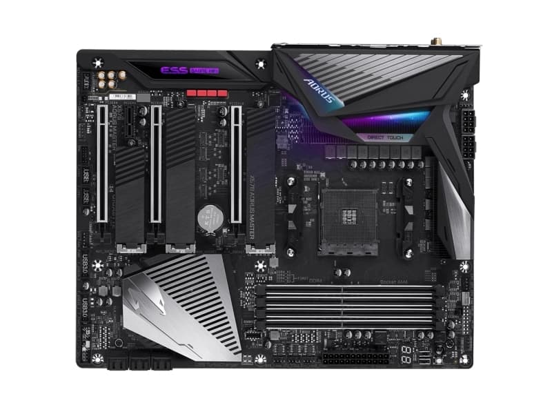 Gigabyte X570 AORUS MASTER Bundkort Sokkel AMD AM4 Formfaktor ATX Mainboard-chipsæt AMD® X570