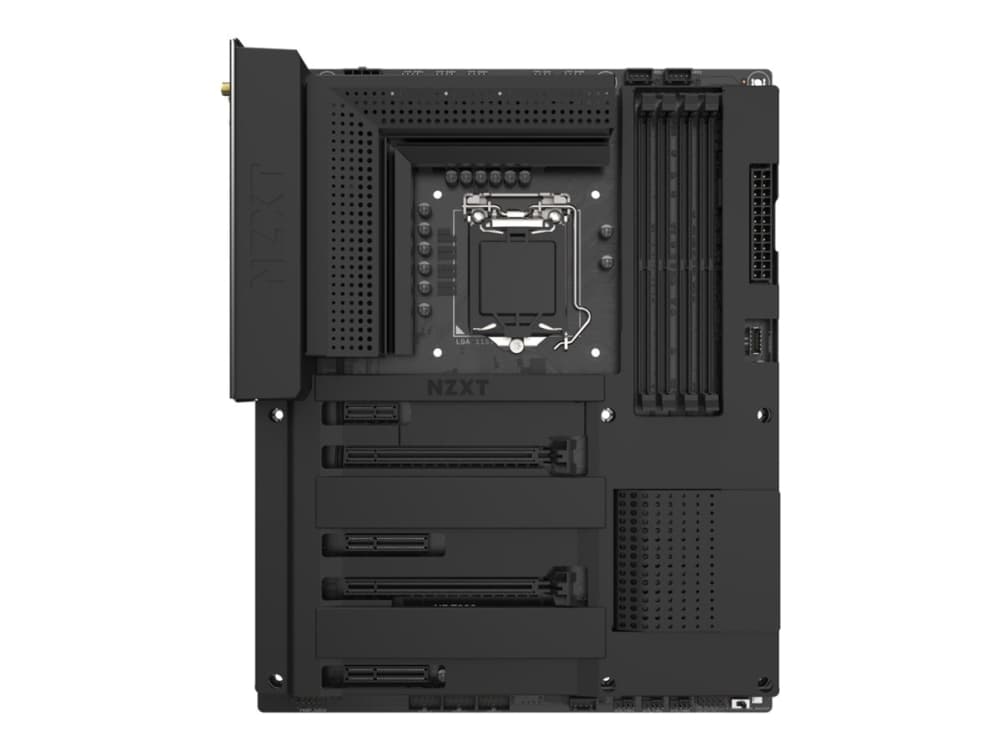 NZXT N7 Z390 Matte Black - Moderkort - ATX - LGA1151 Socket - Z390 - USB 3.1 Gen 1, USB-C Gen2, USB 3.1 Gen 2 - Bluetooth, Gigabit LAN, Wi-Fi - inbyg