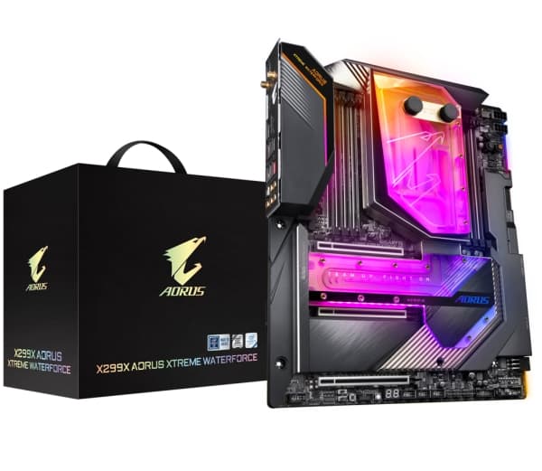 Gigabyte X299X Aorus Xtreme Waterforce, Intel, LGA 2066, Intel Core i7,Intel Core i9, DDR4-SDRAM, DIMM, 2133,2400,2666,2933 MHz