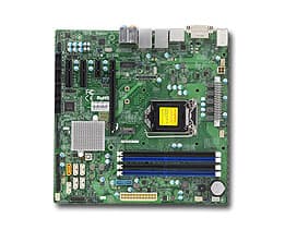 SUPERMICRO X11SSQ - Hovedkort - mikro ATX - LGA1151 Socket - Q170 - USB 3.0 - 2 x Gigabit LAN - innbygd grafikk (CPU kreves) - HD-lyd (8-kanalers)