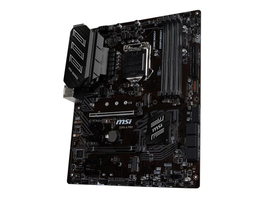 MSI Z390-A PRO - Hovedkort - ATX - LGA1151 Socket - Z390 - USB 3.1 Gen 1, USB-C Gen2, USB 3.1 Gen 2 - Gigabit LAN - innbygd grafikk (CPU kreves) - HD