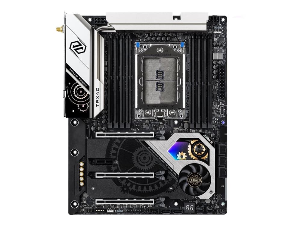 ASRock TRX40 Taichi - Hovedkort - ATX - Socket sTRX4 - AMD TRX40 - USB-C Gen2, USB 3.2 Gen 1, USB 3.2 Gen 2, USB-C Gen 2x2 - Gigabit LAN, 2.5 Gigabit