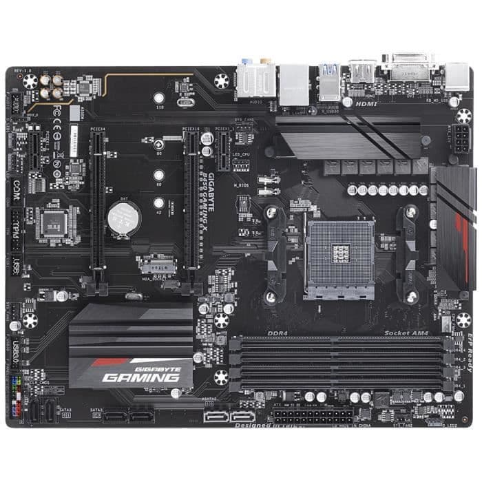 GIGABYTE Gigabyte B450 Gaming X Bundkort - AMD Chipset - Socket AM4 - 64 GB DDR4 SDRAM maksimal RAM